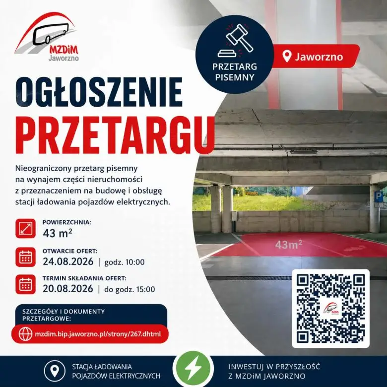 Przetarg na wynajem nieruchomości w Jaworznie