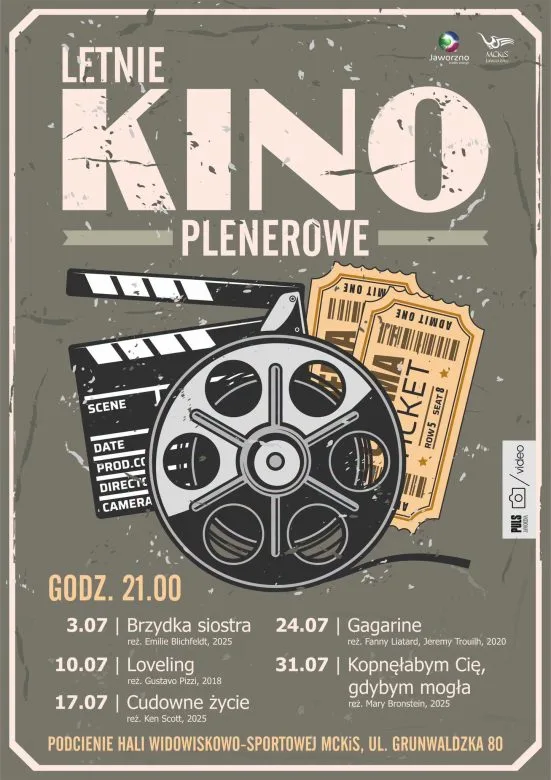 Letnie Kino Plenerowe 2026 w Jaworznie