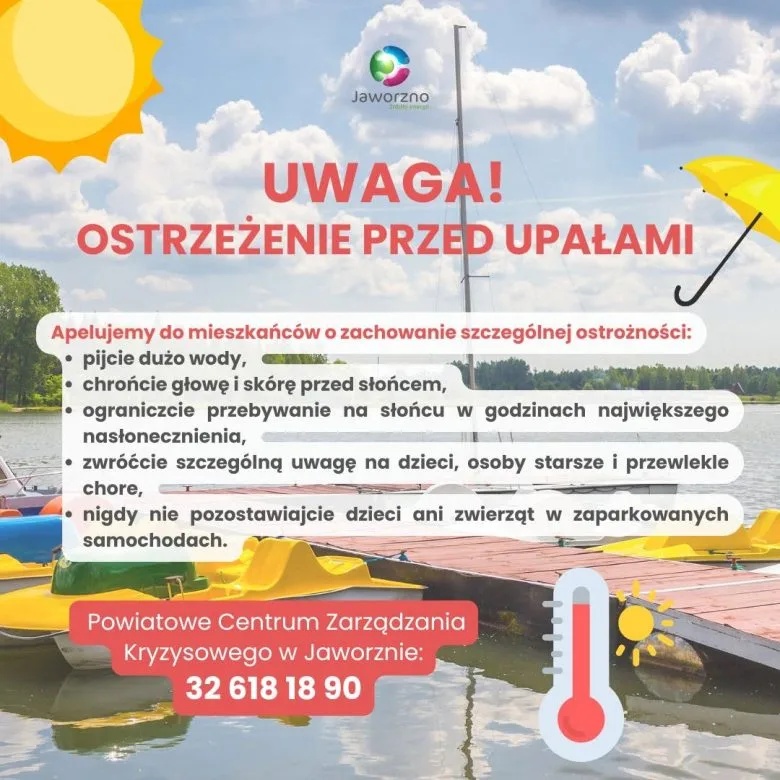 Uwaga na upały - jak się chronić?