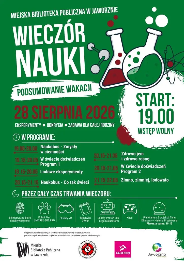 Podsumowanie wakacyjnej akcji w bibliotece: Wieczór nauki