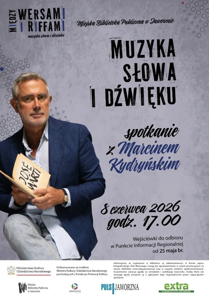 Spotkanie z Marcinem Kydryńskim - Muzyka słowa i dźwięku