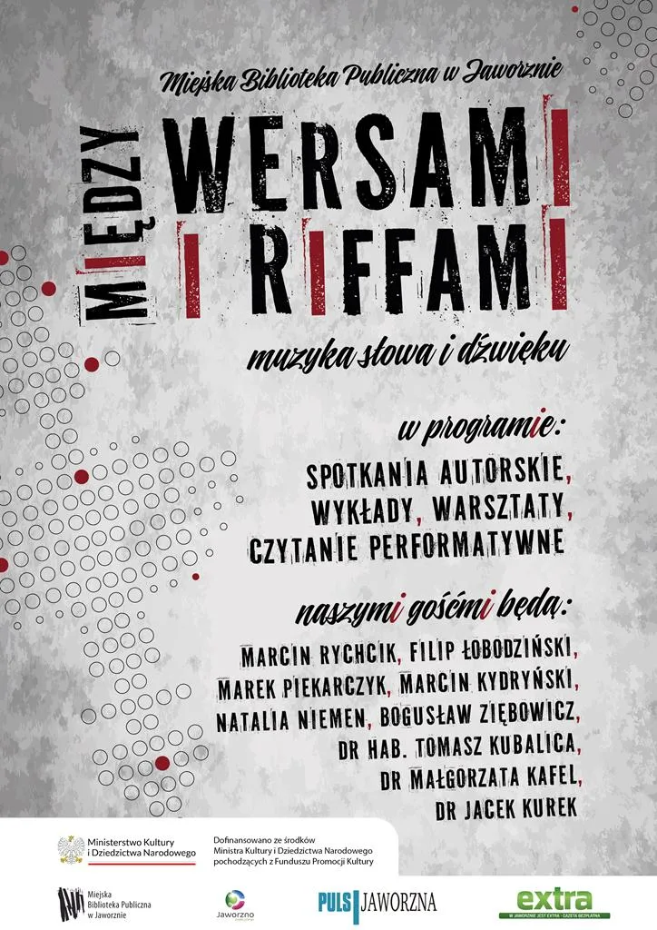Muzyczne wydarzenie "Między wersami i riffami" wkrótce w Jaworznie
