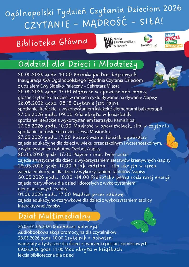 XXV Ogólnopolski Tydzień Czytania Dzieciom w Jaworznie