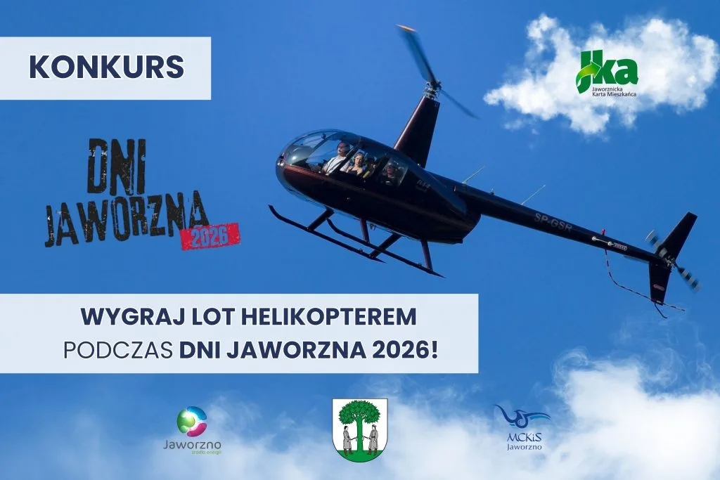 Konkurs na lot helikopterem podczas Dni Jaworzna 2026