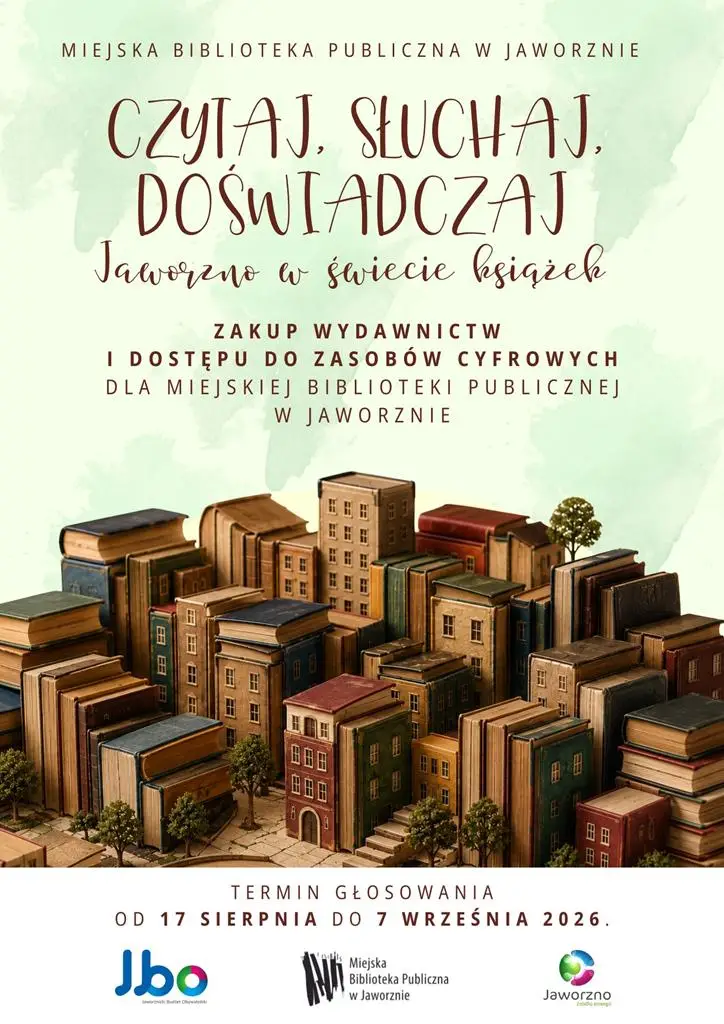 Inicjatywa biblioteki w Jaworznickim Budżecie Obywatelskim 2027