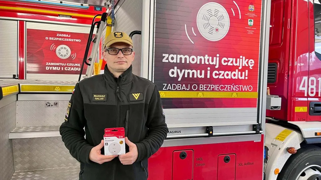 Czujniki ratują życie – współpraca MOPS z strażą pożarną w Jaworznie
