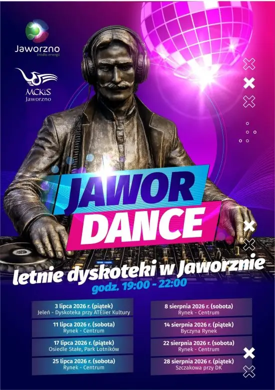 Jawor Dance w Byczynie – letnia dyskoteka 14 sierpnia
